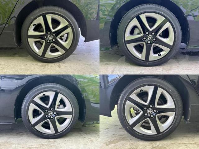 プリウス Ｓツーリングセレクション　新品タイヤ／保証書／社外　ＳＤナビ／トヨタセーフティセンス／シートヒーター　前席／車線逸脱防止支援システム／シート　合皮／ヘッドランプ　ＬＥＤ／Ｂｌｕｅｔｏｏｔｈ接続／ＥＴＣ／ＥＢＤ付ＡＢＳ（49枚目）