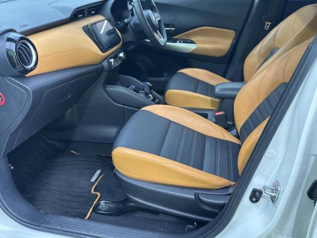 キックス Ｘツートーンインテリアエディション　新品タイヤ／保証書／純正　９インチ　ＳＤナビ／インテリジェントルームミラー／エマージェンシーブレーキ／シートヒーター　前席／アラウンドビューモニター／車線逸脱防止支援システム／シート　合皮　ＤＶＤ再生（6枚目）