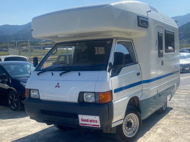 三菱 デリカトラック バンテックｊｂ４７０ キャンピング キャブコン ｆｆヒーター ベンチレーターファン エンゲル冷蔵庫 サブバッテリー 179 8万円 平成9年 1997年 福岡県 中古車 価格 Com