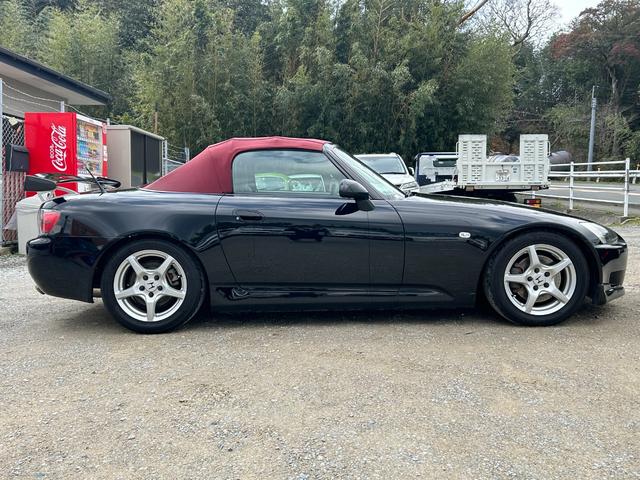 Ｓ２０００ ベースグレード　オーリンズ車高調　社外マフラー　ＧＴウイング　フロントアンダースポイラー　ガラススクリーン幌　純正１６インチＡＷ　ＨＩＤヘッド　ナビＴＶ　Ｂｌｕｅｔｏｏｔｈオーディオ　バックカメラ　タイミングチェーン（12枚目）