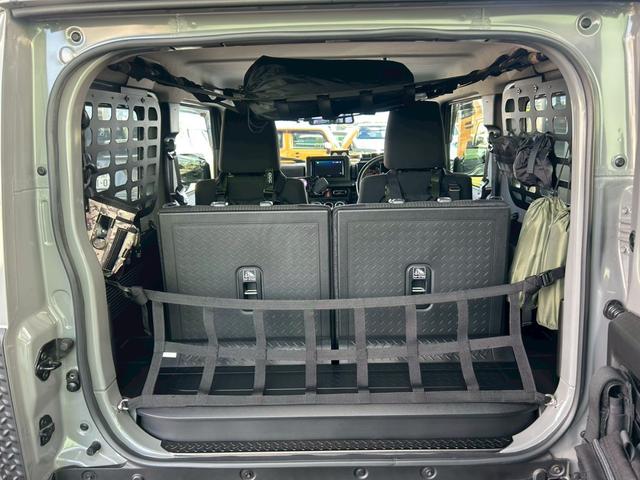 ジムニーシエラ ＪＣ　５速ＭＴ　ミリタリールック　ＪＡＯＳリフトアップキット　Ｍ／Ｔタイヤ　ルーフキャリア　サイドオーニング　ＬＥＤ作業灯　社外サイドステップ　ディスプレイオーディオ　ＥＴＣ　前後ドラレコ　ワンオーナー車（34枚目）