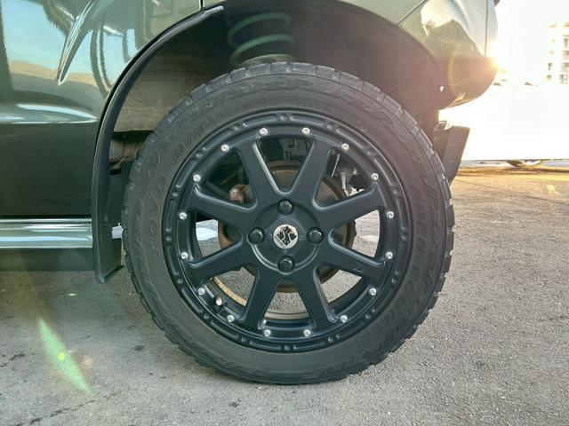 エブリイワゴン ＰＺターボ　リフトアップ　１５インチＡＷ　社外バンパー　アンダーガード　ルーフキャリア　衝突軽減ブレーキ　車線逸脱警報　オートハイビーム　電動スライドドア　ナビ　前後ドラレコ　スマートキー　ＥＴＣ　シートヒーター（15枚目）