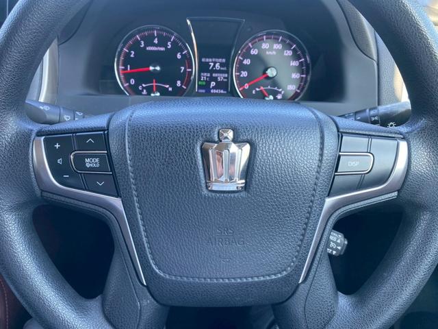 クラウン アスリート 純正SDナビ・フルセグTV・Bluetoothオーディオ・バックモニター プッシュスタート・スマートキー ETC 純正18インチアルミ ユーザー様買取車(21枚目)