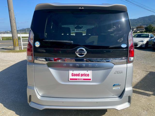 セレナ ハイウェイスター 助手席サイドリフトアップシート 純正8インチナビ・フルセグTV・Bluetoothオーディオ・アラウンドビューモニター ハンズフリー両側パワースライドドア LEDヘッドライト セーフティP(5枚目)