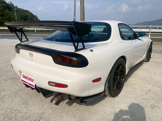 ＲＸ－７ タイプＲＢ　ＥＲＣ　ＥＧオーバーホール請求書有り　ＨＫＳ・ＴＯ４ＳＢＢタービン　トラストＶマウント　圧縮測定済み　Ｆ４０ブレンボキャリパー　アラゴスタ車庫調　ＳＡＲＤキャタライザー　ＯＲＣクラッチ　マツスピＬＳＤ（6枚目）