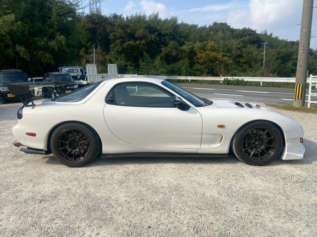 ＲＸ－７ タイプＲＢ　ＥＲＣ　ＥＧオーバーホール請求書有り　ＨＫＳ・ＴＯ４ＳＢＢタービン　トラストＶマウント　圧縮測定済み　Ｆ４０ブレンボキャリパー　アラゴスタ車庫調　ＳＡＲＤキャタライザー　ＯＲＣクラッチ　マツスピＬＳＤ（7枚目）