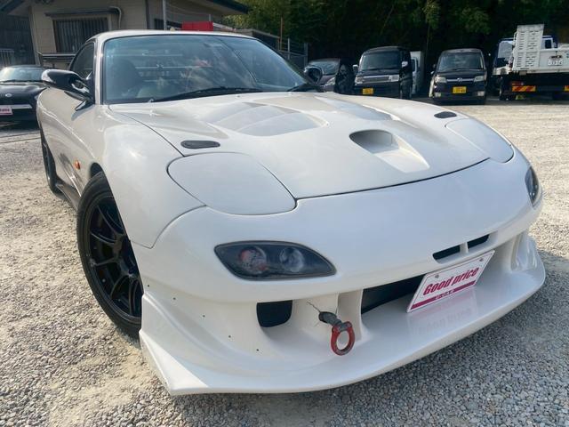 ＲＸ－７ タイプＲＢ　ＥＲＣ　ＥＧオーバーホール請求書有り　ＨＫＳ・ＴＯ４ＳＢＢタービン　トラストＶマウント　圧縮測定済み　Ｆ４０ブレンボキャリパー　アラゴスタ車庫調　ＳＡＲＤキャタライザー　ＯＲＣクラッチ　マツスピＬＳＤ（8枚目）