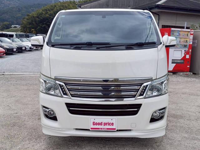 NV350キャラバンバン ロングライダープレミアムGXターボ ディーゼル・リアクラー&リアヒーター・社外アルミ・社外マフラー・バックモニター・社外ウッド調コンビハンドル・フォグランプ(2枚目)