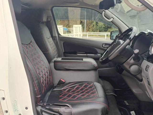 NV350キャラバンバン ロングライダープレミアムGXターボ ディーゼル・リアクラー&リアヒーター・社外アルミ・社外マフラー・バックモニター・社外ウッド調コンビハンドル・フォグランプ(16枚目)