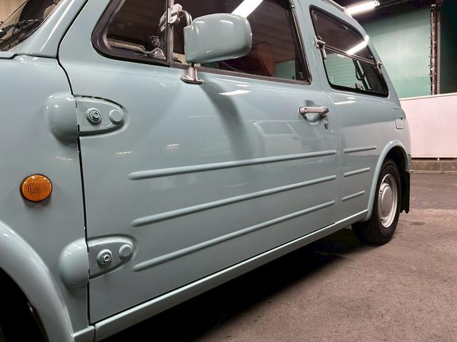 パオ ベースグレード　ブラウンレザー調シートカバー　純正オーディオ　エアコン　パワステ　メタルルーフ　ルーフレール　フォグランプ　タイミングベルト交換済み　修復歴無し　車検整備付き（22枚目）