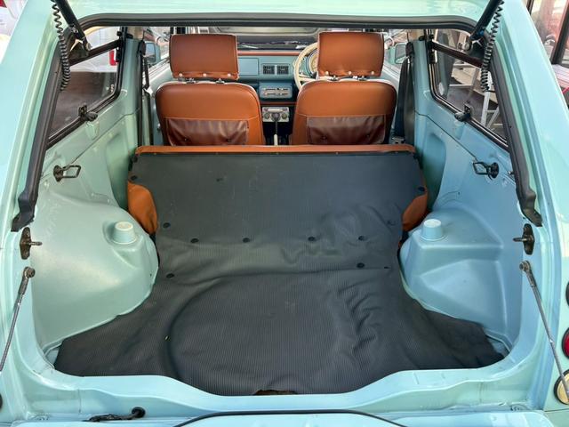 パオ ベースグレード　ブラウンレザー調シートカバー　純正オーディオ　エアコン　パワステ　メタルルーフ　ルーフレール　フォグランプ　タイミングベルト交換済み　修復歴無し　車検整備付き（29枚目）