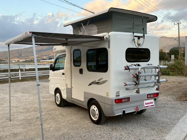 キャリイトラック 　オートショップアズマ　Ｋ－ａｉ　８ナンバー軽登録　　ワンオーナー　リチウム２５０Ａｈ　２００Ｗソーラー　ラップポン　ＦＦヒーター　ヒートエクスチェンジャー　電子レンジ　オーニング（13枚目）