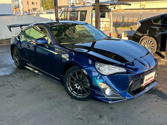 86 G 6速MT BLITZ車高調 GTウイング TRDエアロ STI17インチAW 社外LEDテール LEDヘッドライト&フォグ ナビTV Bluetooth バックカメラ ETC タイミングチェーン駆動(8枚目)