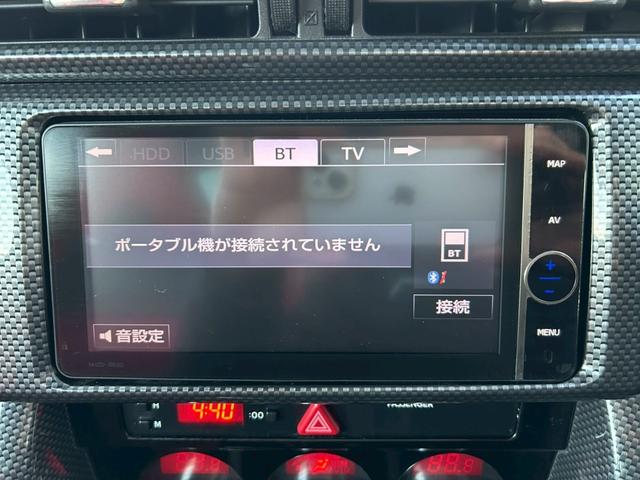 ８６ ＧＴ　６速ＭＴ　ＴＲＤフルエアロ＆マフラー　ＧＴウイング　社外エキマニ　ＢＬＩＴＺインテークパイプ　トラストオイルクーラー　クスコ車高調　ＲＭＰ１８インチＡＷ　ナビＴＶ　バックカメラ　クラッチ交換済み（52枚目）
