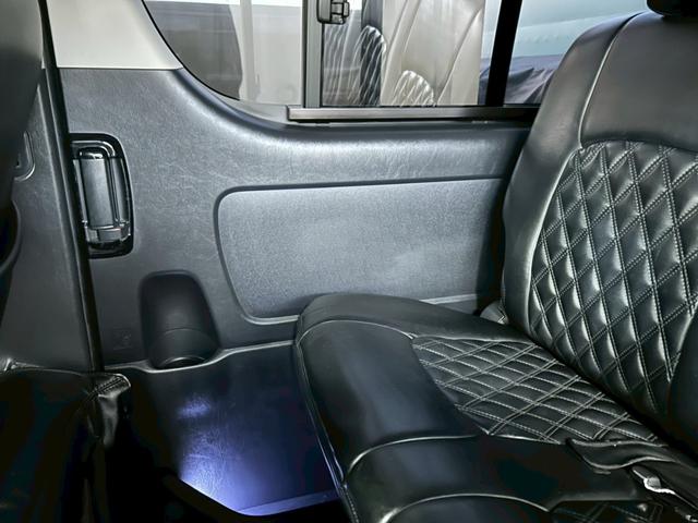 ハイエースバン ロングスーパーＧＬ　ベッドキット　１６インチＡＷ　ホワイトレタータイヤ　ローダウン　フロントスポイラー　ＬＥＤテール　ナビＴＶ　Ｂｌｕｅｔｏｏｔｈ　バックカメラ　キーレス　ＥＴＣ　ドラレコ　タイミングチェーン駆動（31枚目）