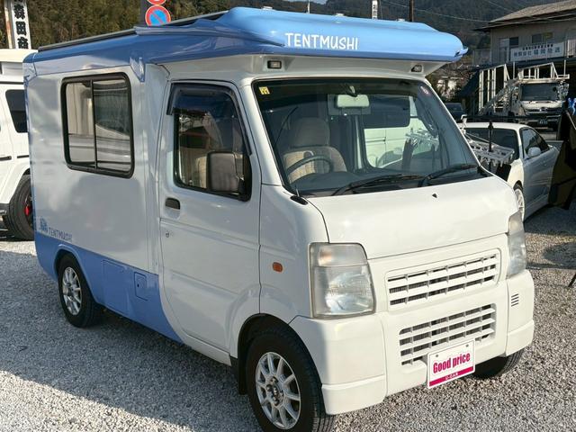 スクラムトラック 　バンショップミカミ　テントむし　Ｔ－ＰＯ　パートタイム４ＷＤ　５速ＭＴ　ワンオーナー車　ユーザー買取　４ナンバー軽自動車登録　ポップアップテント　サブバッテリー１００Ａｈ　デジタルインナーミラー（6枚目）