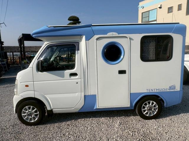 スクラムトラック 　バンショップミカミ　テントむし　Ｔ－ＰＯ　パートタイム４ＷＤ　５速ＭＴ　ワンオーナー車　ユーザー買取　４ナンバー軽自動車登録　ポップアップテント　サブバッテリー１００Ａｈ　デジタルインナーミラー（16枚目）
