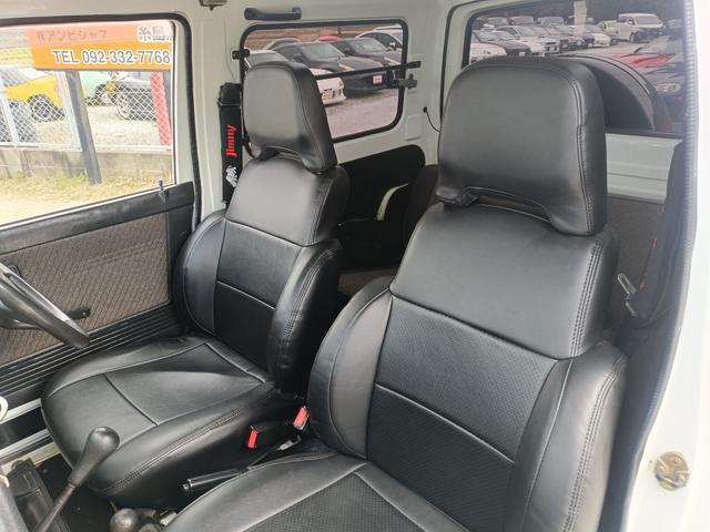 ジムニー EC 5速・社外16インチアルミ・ステアリングダンパー・社外マフラー・タイミングベルト交換済/R3年54630km・サクションホース・IPFオフロードランプ・※純正白から純正白全塗装※(29枚目)