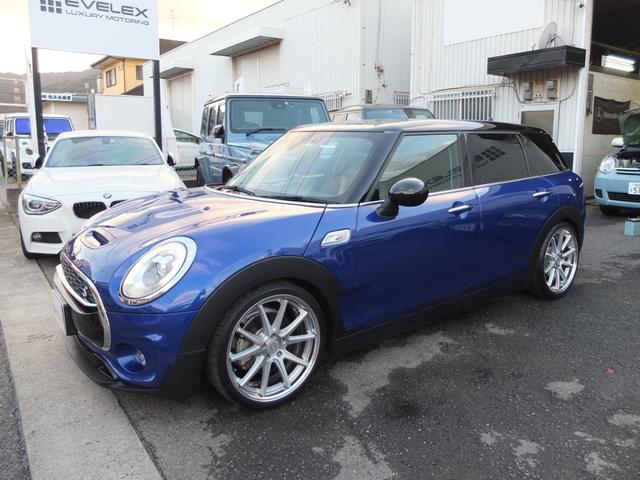 ＭＩＮＩ クーパーＳ　クラブマン　車検Ｒ９年１０月　ＢＩＬＳＴＥＩＮ車高調　ＷＯＲＫグノーシス１９ＡＷ　アルパイン製フルセグ　ドラレコ　ＭＩＮＩ専用黒革調シートカバー　ＬＥＤライト＆フォグ　レーダークルコン　保証書　取説　スペアキー（10枚目）