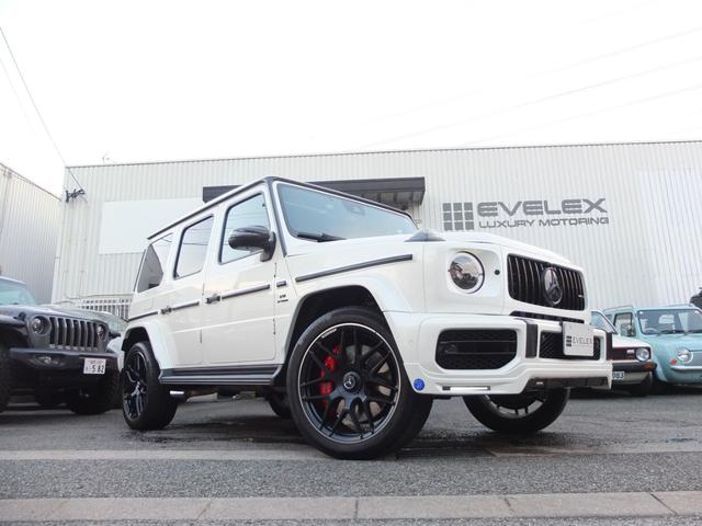 Ｇクラス Ｇ６３　ＡＭＧレザーエクスクルーシブパッケージ　Ｇ６３ナイトＰＫＧ　ＡＭＧカーボンファイバーインテリアトリムＰＫＧブラウンレザー　ドア４枚イージークローザー　ブラバスＦスポイラー　ＡＭＧ２２ＡＷ　ワンオーナー禁煙車　ブラック＆ステップラプター塗装（2枚目）