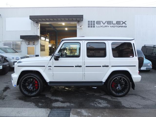 Ｇクラス Ｇ６３　ＡＭＧレザーエクスクルーシブパッケージ　Ｇ６３ナイトＰＫＧ　ＡＭＧカーボンファイバーインテリアトリムＰＫＧブラウンレザー　ドア４枚イージークローザー　ブラバスＦスポイラー　ＡＭＧ２２ＡＷ　ワンオーナー禁煙車　ブラック＆ステップラプター塗装（12枚目）