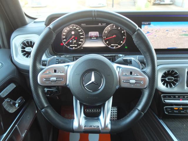 Ｇクラス Ｇ６３　ＡＭＧレザーエクスクルーシブパッケージ　Ｇ６３ナイトＰＫＧ　ＡＭＧカーボンファイバーインテリアトリムＰＫＧブラウンレザー　ドア４枚イージークローザー　ブラバスＦスポイラー　ＡＭＧ２２ＡＷ　ワンオーナー禁煙車　ブラック＆ステップラプター塗装（43枚目）