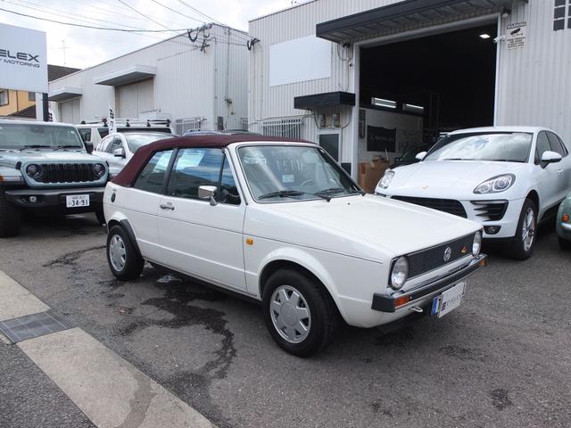 ゴルフカブリオ 　車検Ｒ９年１０月　正規ディーラー車　タイベルＷＰ交換　エアコン　パワステ　レッド幌　カロッツェリア製ＭＶＨ－５６００　Ｂｌｕｅｔｏｏｔｈ　ＥＴＣ（5枚目）