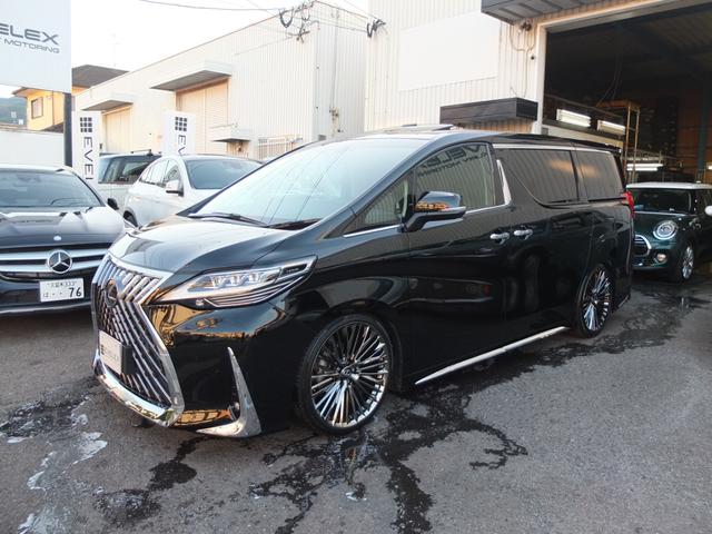 アルファード ２．５Ｓ　Ｃパッケージ　ＬＥＸＵＳ　ＬＭ３５０仕様　ＷＡＬＤ２１ＡＷ　車高調　アルパインナビ　後席モニター　ワンオーナー禁煙車　黒革　ツインサンルーフ　両側電動スライドドア　パワーバックドア　ドライブレコーダー前後カメラ（10枚目）