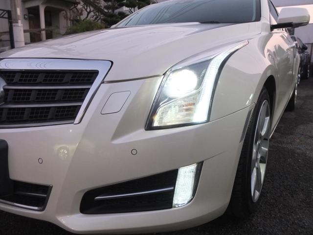 キャデラックＡＴＳ ラグジュアリー　純正ストラーダナビ　ＴＶ　ＢＴ　バックカメラ　ＢＯＳＥサウンド　禁煙車　ブラックレザーシート　プッシュスタートシステム　スマートキー　保証書　整備記録簿　取説　スペアスマートキー（11枚目）