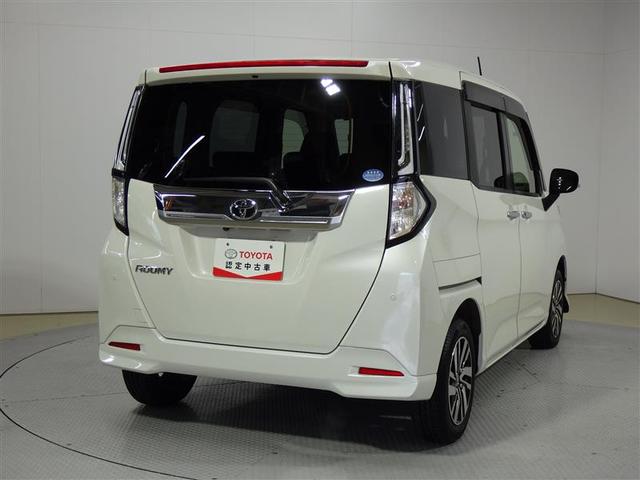 ルーミー カスタムＧ　フルセグ　メモリーナビ　ＤＶＤ再生　バックカメラ　衝突被害軽減システム　ＥＴＣ　両側電動スライド　ＬＥＤヘッドランプ　ウオークスルー　アイドリングストップ　盗難防止装置　アルミホイール　ＣＤ　フル装備（3枚目）