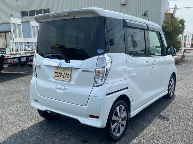 ｅＫスペースカスタム カスタムＴ　禁煙車　ターボ　ＳＤナビ　フルセグＴＶ　バックカメラ　ＥＴＣ　１５インチアルミホイール　走行距離７９０００ｋｍ　修復歴無し（6枚目）