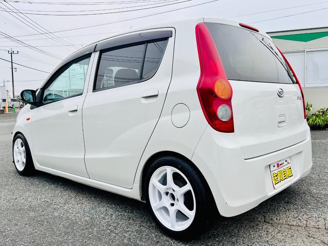 ミラ Ｘ　５速ミッション・車高調・社外アルミ・Ｆスポ・タイヤ４本新品交換済み・ホイル塗装済み・キーレス・（6枚目）
