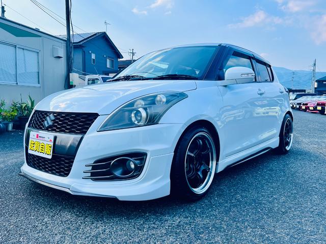 スイフトスポーツ ベースグレード　ＢＬＩＴＺ車高調・柿本マフラー・ＡＤＶＡＮ１７インチアルミ・フルエアロ・（4枚目）