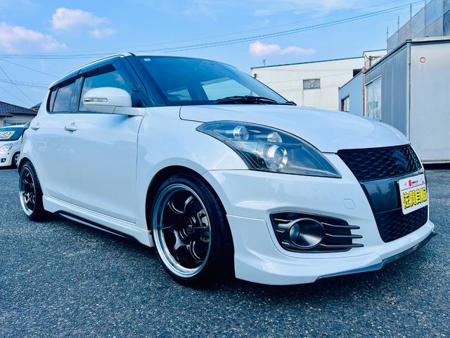 スイフトスポーツ ベースグレード　ＢＬＩＴＺ車高調・柿本マフラー・ＡＤＶＡＮ１７インチアルミ・フルエアロ・（5枚目）