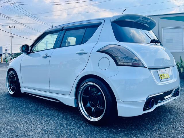スイフトスポーツ ベースグレード　ＢＬＩＴＺ車高調・柿本マフラー・ＡＤＶＡＮ１７インチアルミ・フルエアロ・（6枚目）