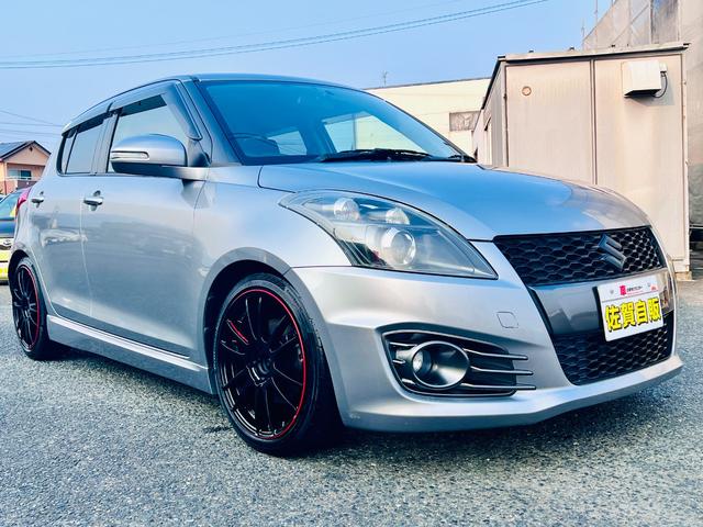 スイフトスポーツ ベースグレード　６速ミッション・車高調・ＲＡＹＳ１７インチアルミ・社外マフラー・社外ナビＴＶ・ブルートゥース・スマートキー・ＥＴＣ・（4枚目）
