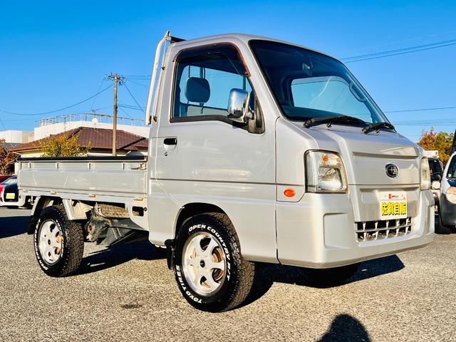 サンバートラック ＴＣ　リフトアップ・社外１４インチアルミ・ブロックタイヤ・キーレス・（3枚目）