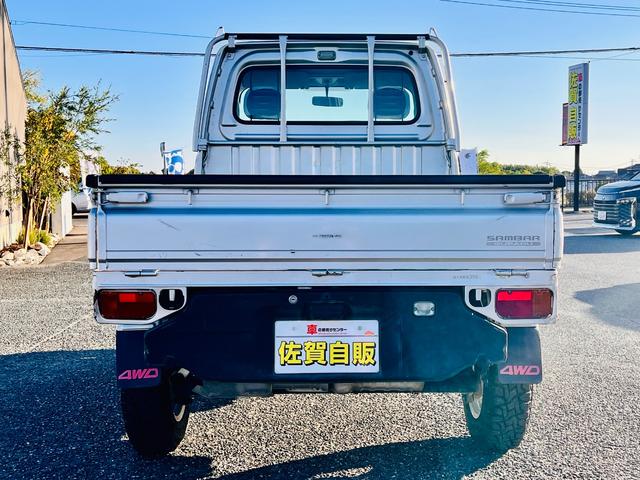 サンバートラック ＴＣ　リフトアップ・社外１４インチアルミ・ブロックタイヤ・キーレス・（9枚目）