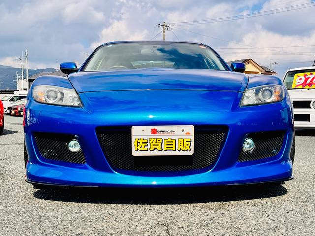 ＲＸ－８ タイプＳ　同色全塗装済み・ラルグス車高調・ＲＡＹＺ１８アルミ・Ｒマジックマフラー・マツダスピードフルエアロ・リアスポ・キャンバーアーム・社外テール・キーレス・タイヤ前後４本新品交換済み・（2枚目）