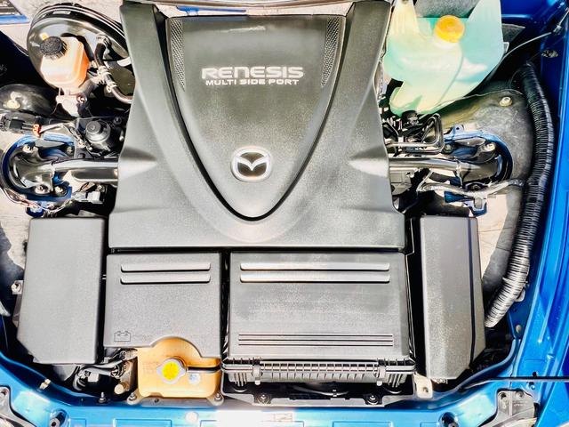 ＲＸ－８ タイプＳ　同色全塗装済み・ラルグス車高調・ＲＡＹＺ１８アルミ・Ｒマジックマフラー・マツダスピードフルエアロ・リアスポ・キャンバーアーム・社外テール・キーレス・タイヤ前後４本新品交換済み・（19枚目）