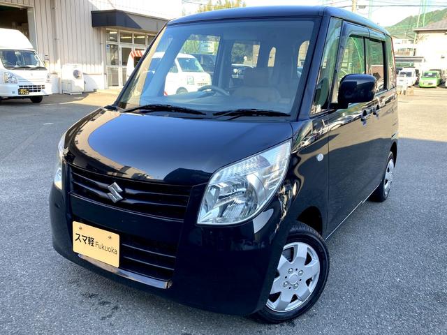 スズキ パレットｌ ３年無料保証付き 禁煙車 スマートキー ｃｄ再生 ミュージックプレイヤー接続可 ａｂｓ エアバッグ 両側スライドドア エアコン パワステ パワーウィンドウの中古車 車体価格16万円 10年式 走行14 6万キロ 車体色ブラック ｚｊ３ 福岡県大野城市御笠川