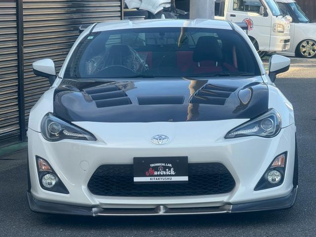 ８６ ＧＴリミテッド　レイズＴＥ３７トヨシマカーボンボンネットユーラスエアロパンデムウイング零戦チャンバートエキマニＡＰＥＸマフラーＤＩＸＣＥＬローターＤＥＦＩメーター３連クスコタワーバーナビ（2枚目）