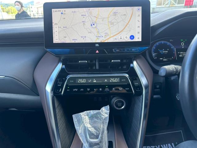 ハリアー Ｚ　レザーパッケージ　パノラマルーフＪＢＬワンオーナーパノラマミックビューモニターＥＴＣＴＶキット（11枚目）