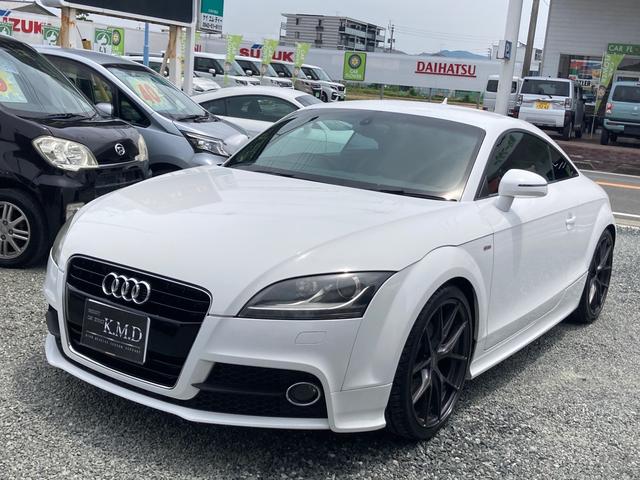 ＴＴクーペ ２．０ＴＦＳＩ　期間限定　決算セール！　２．０ＴＦＳＩ　Ｓライン　社外１９ＡＷ　後期型　社外ＬＥＤライト　ハーフレザー　純正リアウィング　車検令和８年６月　フロントタイヤ２本新品（16枚目）