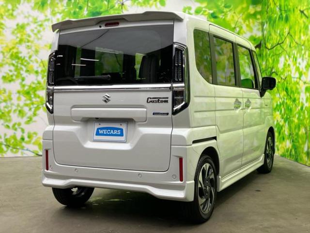 スペーシアカスタム ハイブリッドＸＳターボ　純正　９インチ　メモリーナビ／両側電動スライドドア／シートヒーター　前席／全方位モニター／車線逸脱防止支援システム／ヘッドランプ　ＬＥＤ／ＵＳＢジャック／Ｂｌｕｅｔｏｏｔｈ接続／ＥＢＤ付ＡＢＳ　ターボ（3枚目）