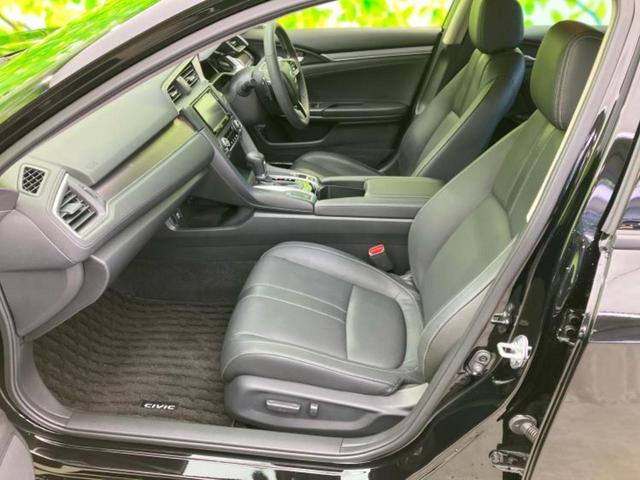 シビック ヒョウジュン 保証書/社外 SDナビ/ホンダセンシング/シートヒーター 前席/シート 合皮/ヘッドランプ LED/ETC/EBD付ABS/横滑り防止装置/アイドリングストップ/バックモニター/フルセグTV(6枚目)