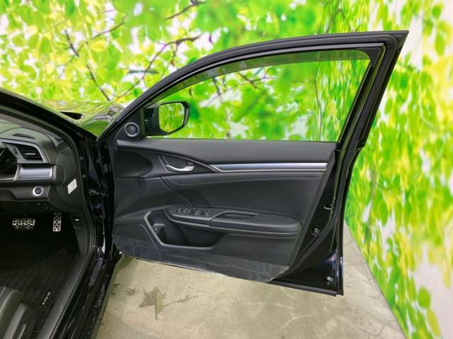 シビック ヒョウジュン 保証書/社外 SDナビ/ホンダセンシング/シートヒーター 前席/シート 合皮/ヘッドランプ LED/ETC/EBD付ABS/横滑り防止装置/アイドリングストップ/バックモニター/フルセグTV(20枚目)