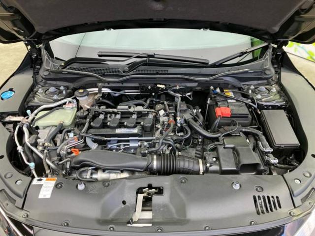 シビック ヒョウジュン 保証書/社外 SDナビ/ホンダセンシング/シートヒーター 前席/シート 合皮/ヘッドランプ LED/ETC/EBD付ABS/横滑り防止装置/アイドリングストップ/バックモニター/フルセグTV(44枚目)
