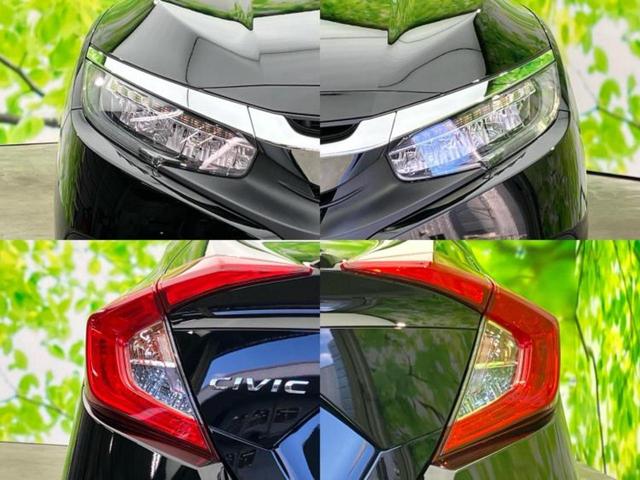 シビック ヒョウジュン 保証書/社外 SDナビ/ホンダセンシング/シートヒーター 前席/シート 合皮/ヘッドランプ LED/ETC/EBD付ABS/横滑り防止装置/アイドリングストップ/バックモニター/フルセグTV(48枚目)