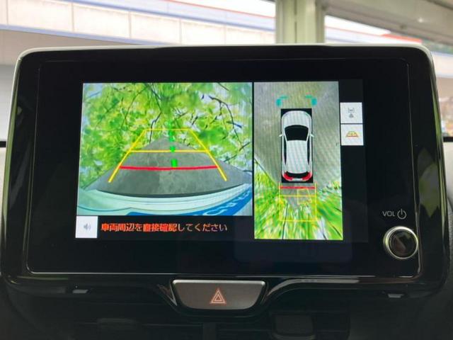 ヤリスクロス ハイブリッドＺ　保証書／ディスプレイオーディオ＋ナビ／衝突安全装置／シートヒーター／パノラミックビューモニター／車線逸脱防止支援システム／シート　ハーフレザー／ヘッドランプ　ＬＥＤ／ＵＳＢジャック　全周囲カメラ（12枚目）